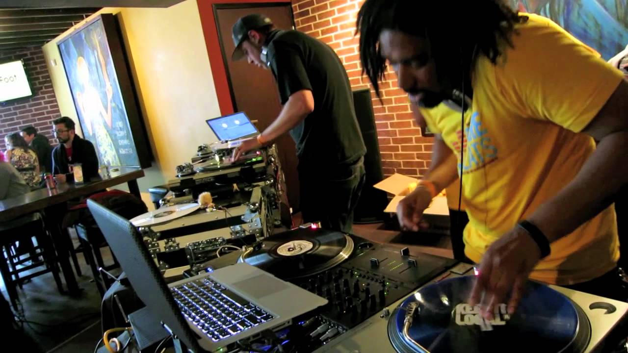 SXSW 2012 DJ Platurn DJ Digg Spare Beats Molotov Austin Texas