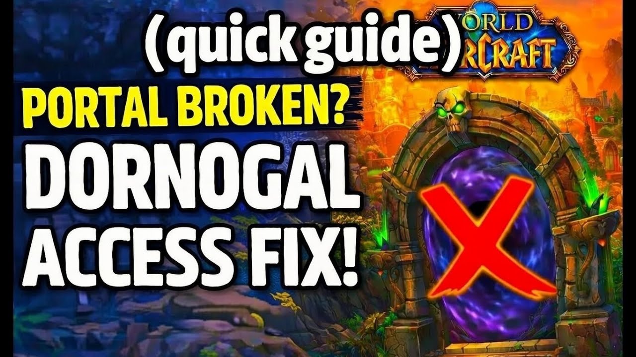 Dornogal Portal FIXED in 47 Seconds! Quick Workaround (WoW War Within Bug)