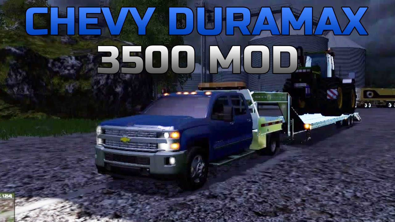 Farming Simulator 2015- 2015 Chevy Duramax 3500! Amazing Mod!