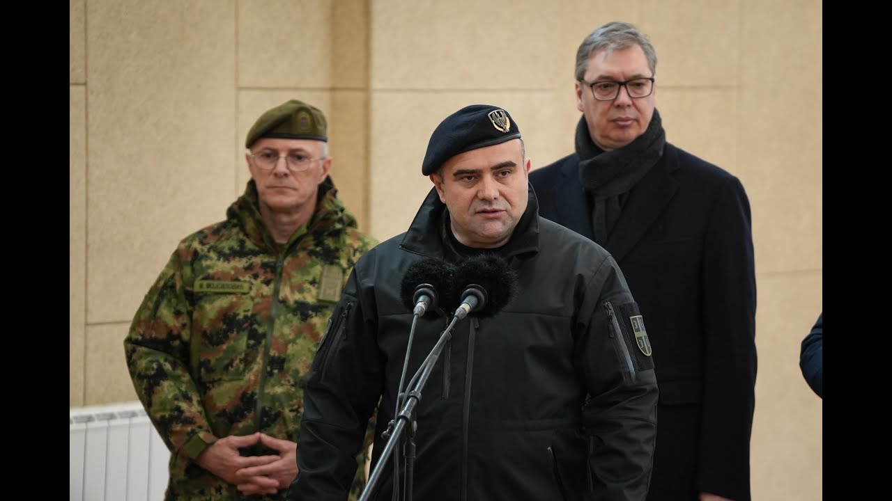 Obraćanje pukovnika Đošića - obilazak Odreda vojne policije specijalne namene “Kobre”
