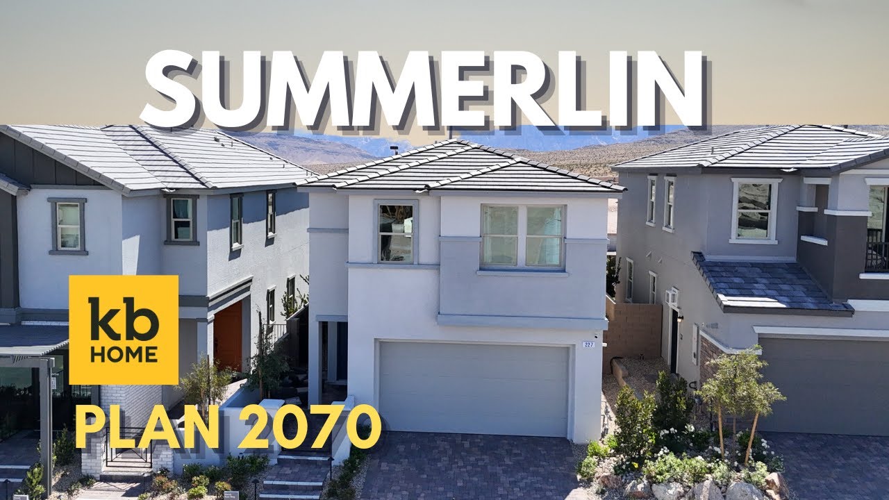 New Home in AMAZING location in Summerlin! | KB Home Plan 2070 Landings at Caldwell Park