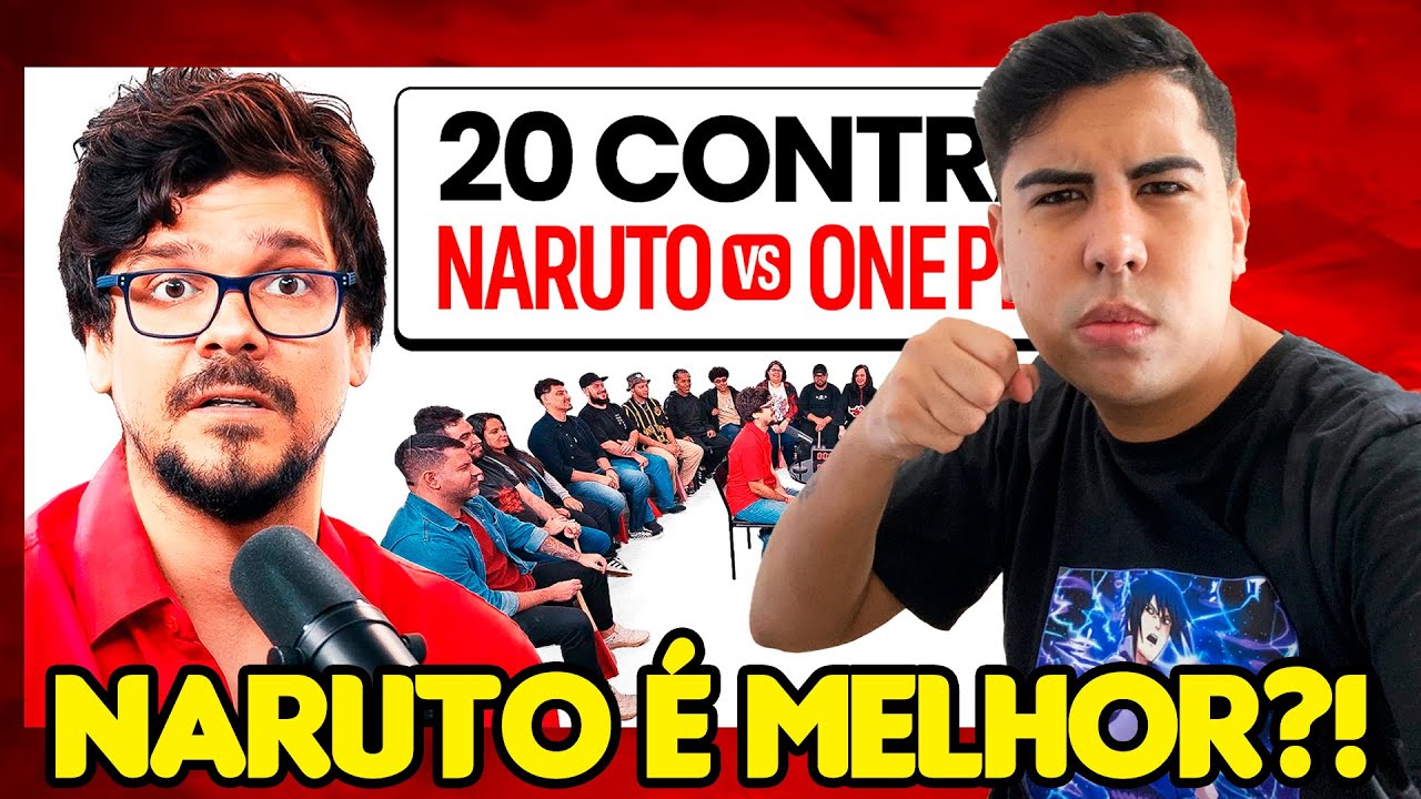 20 fãs de Naruto contra 1 fã de One Piece | NETFLIX BRASIL (REACT)