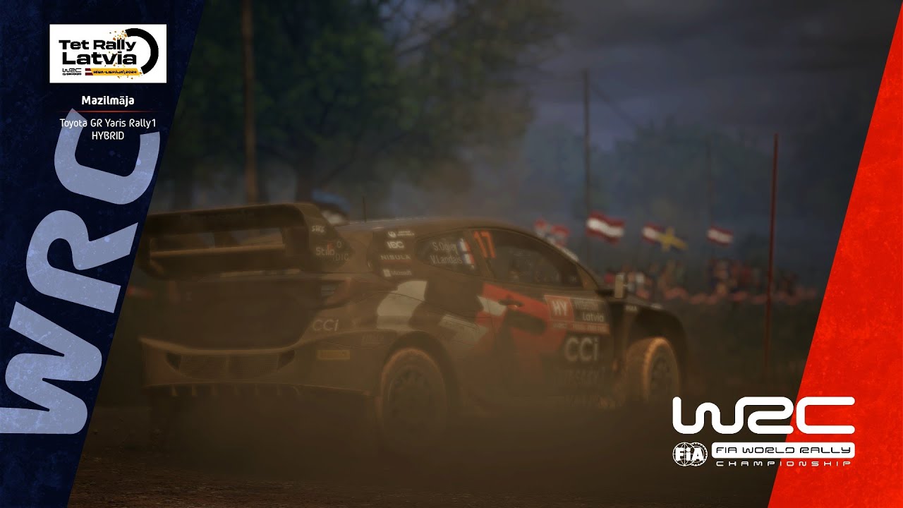 🔥 Flat Out Through Latvia! Toyota GR Yaris WRC1 | High-Speed Precision | 3rd in the World