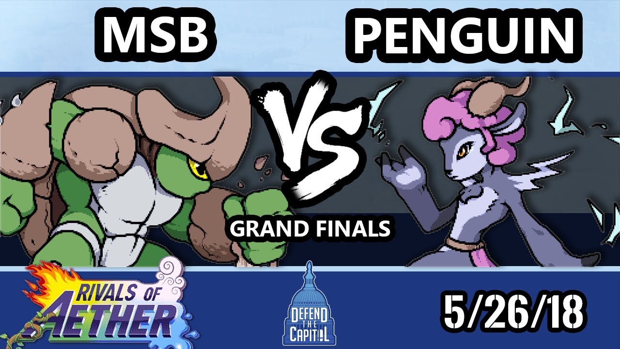 DTC 1 RoA - MSB [L] (Kragg) Vs. Penguin (Absa, Ranno) - Rivals of Aether Grand Finals