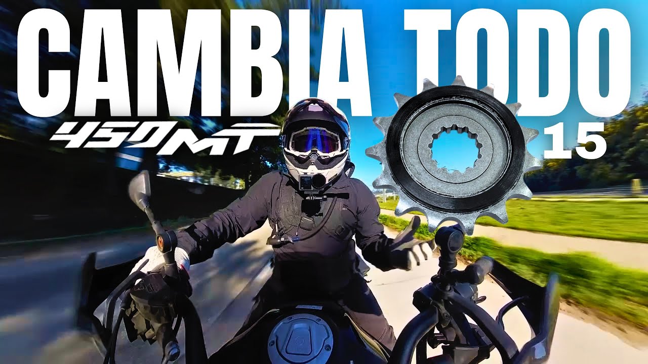 ¿PIÑÓN de 15 DIENTES en la 450MT/ibex? ANALIZANDO el CAMBIO [Mi EXPERIENCIA] 