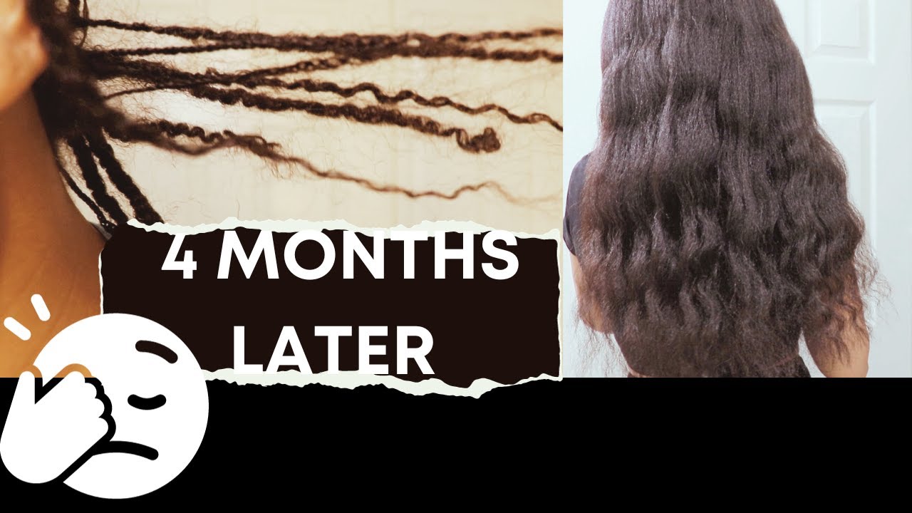 Combing my baby locs out! | 4 MONTHS OF SHED HAIR | Breakage | Hair Growth | Sincerely Leshawn