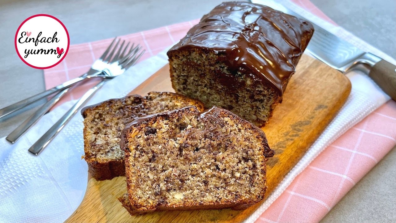 Herbstlicher Tiroler Nusskuchen ☕️🍰 mit Schokostückchen 🍫 (Rührkuchen) Thermomix® TM6