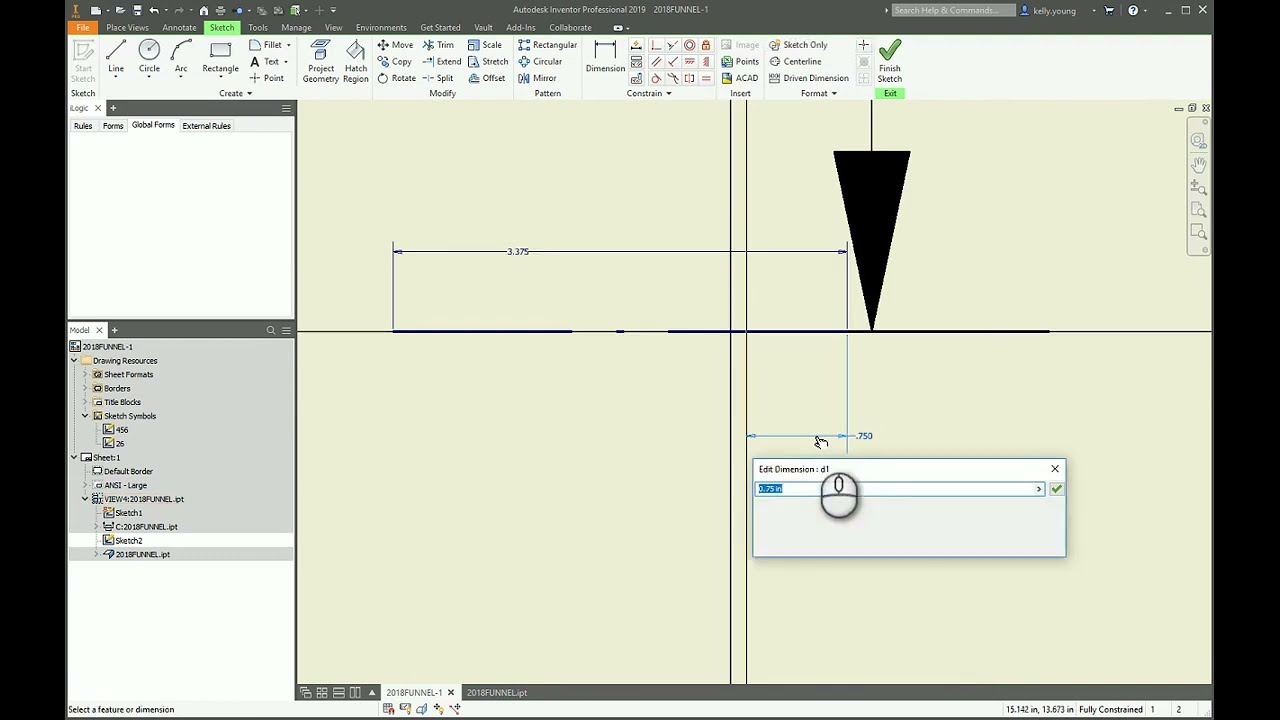 Creating Drawing Section Line With Custom Setup