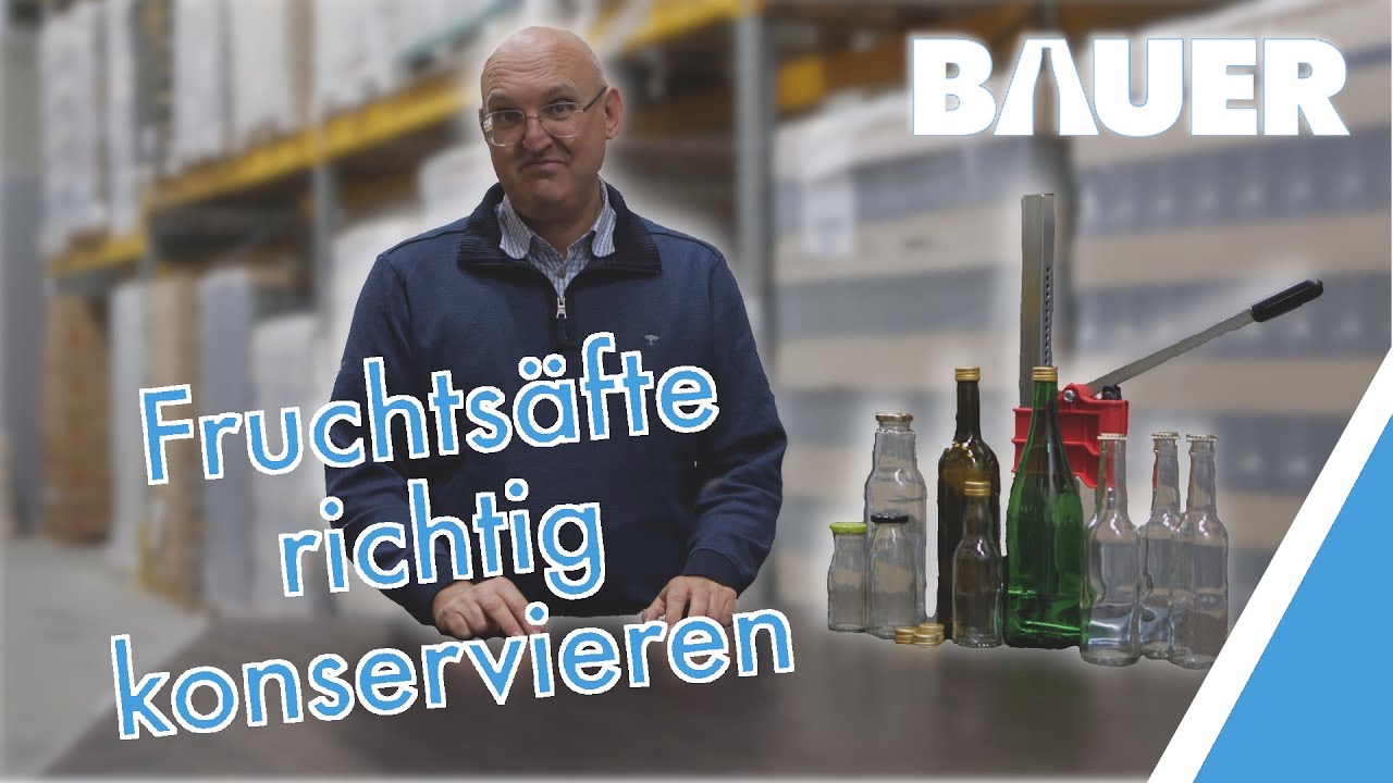 Wie konserviere ich RICHTIG? | Fruchts&auml;fte mit dem richtigen Verschluss l&auml;nger haltbar machen 🍾
