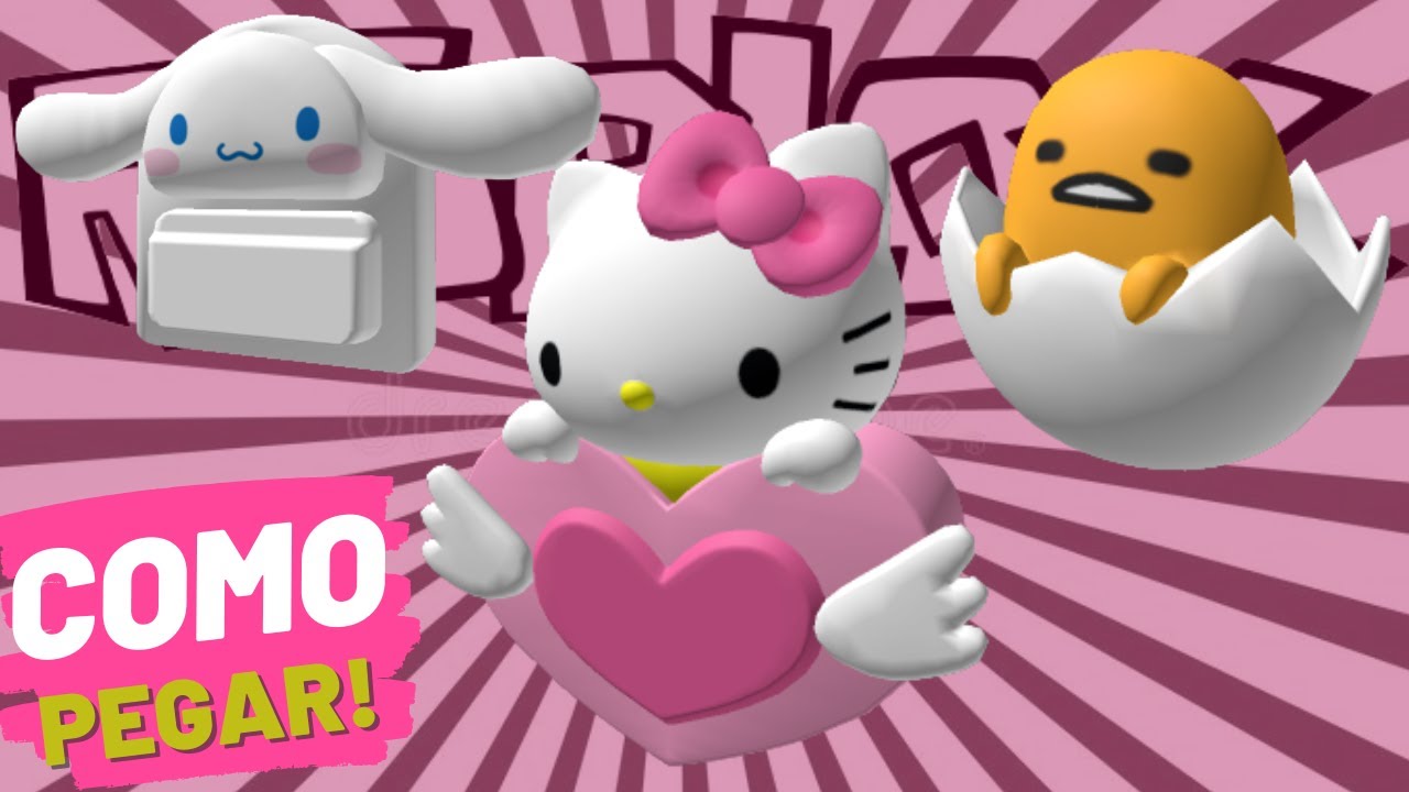 Como ganhar as 3 Mochilas DO My Hello Kitty Cafe | Roblox