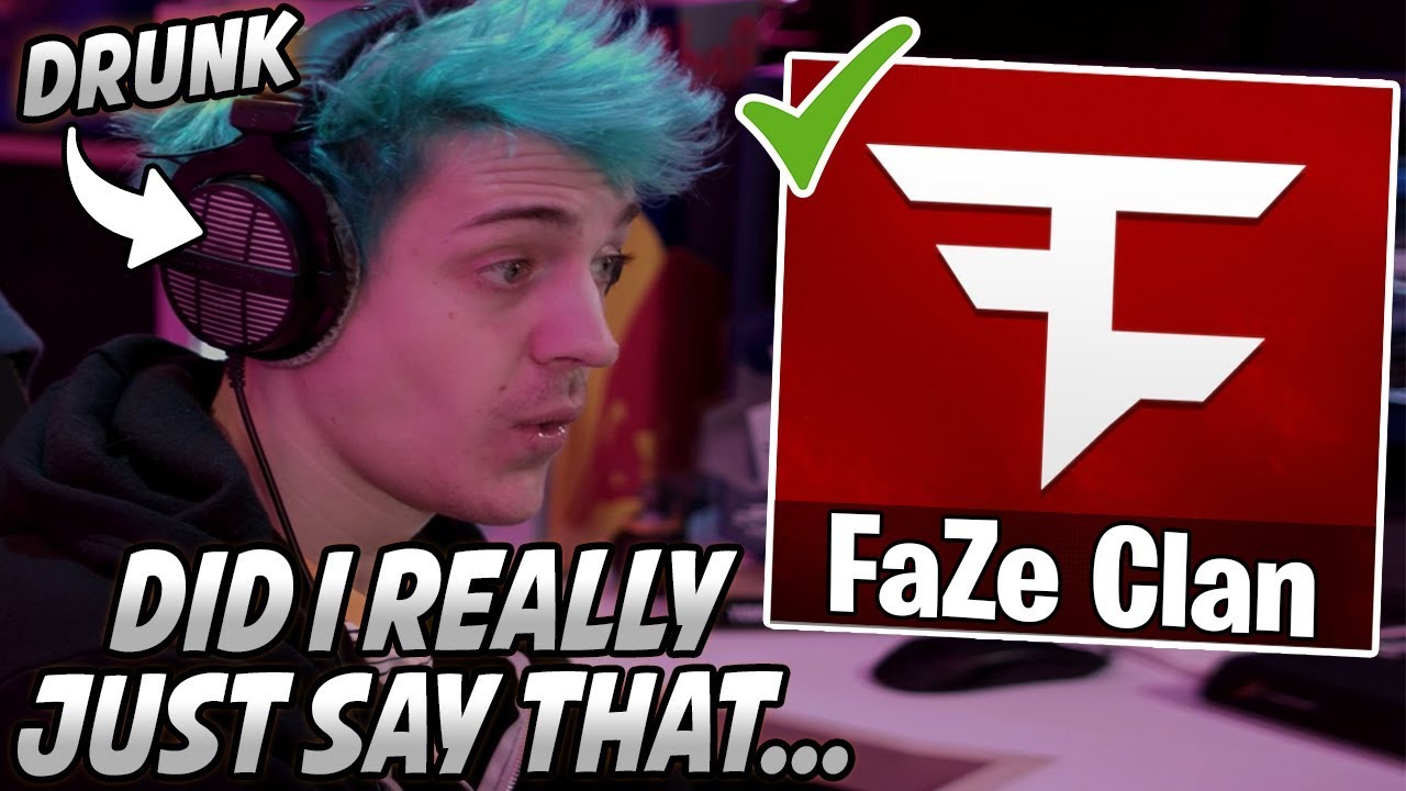 Ninja Gets DRUNK On Stream & Accidentally LEAKS That He Is Joining FAZE! (NinjasHyper)