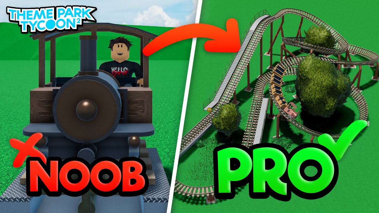 5 FREE Roller Coaster BLUEPRINTS in Theme Park Tycoon 2 You NEED! 😲