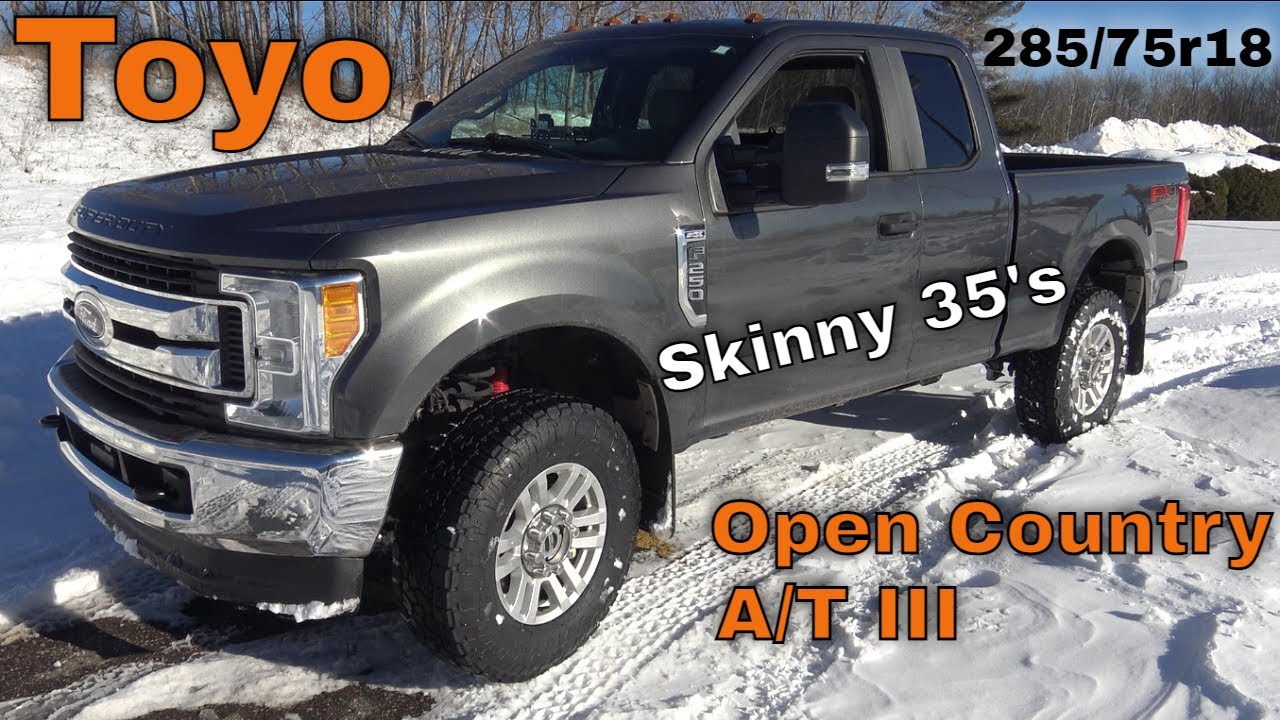 Toyo Open Country A/T III tires for the Ford F-250