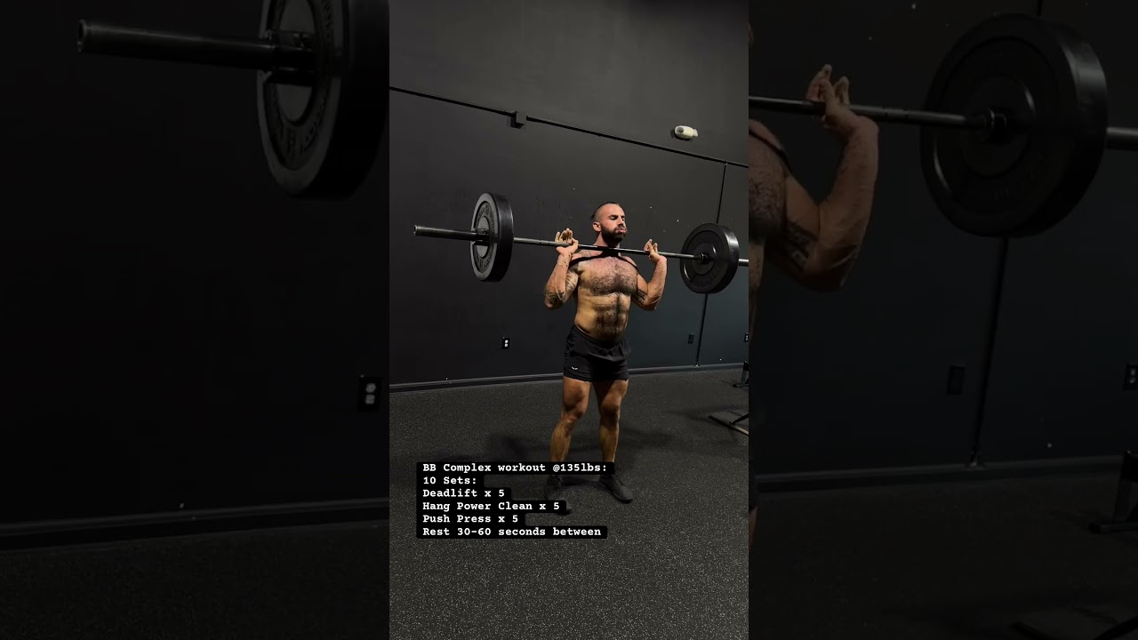 Barbell Complex workout 🚂