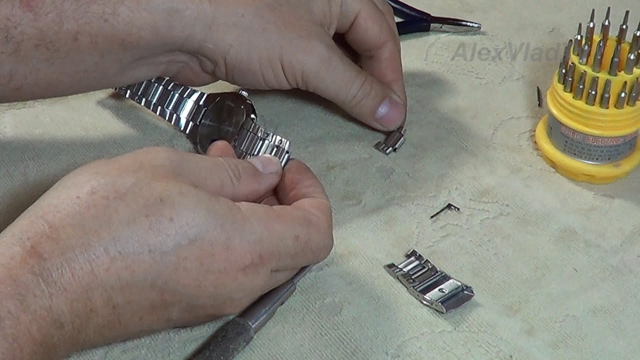 Как укоротить браслет на часах (часы CASIO). How to Resize / Adjust a Watch Band.