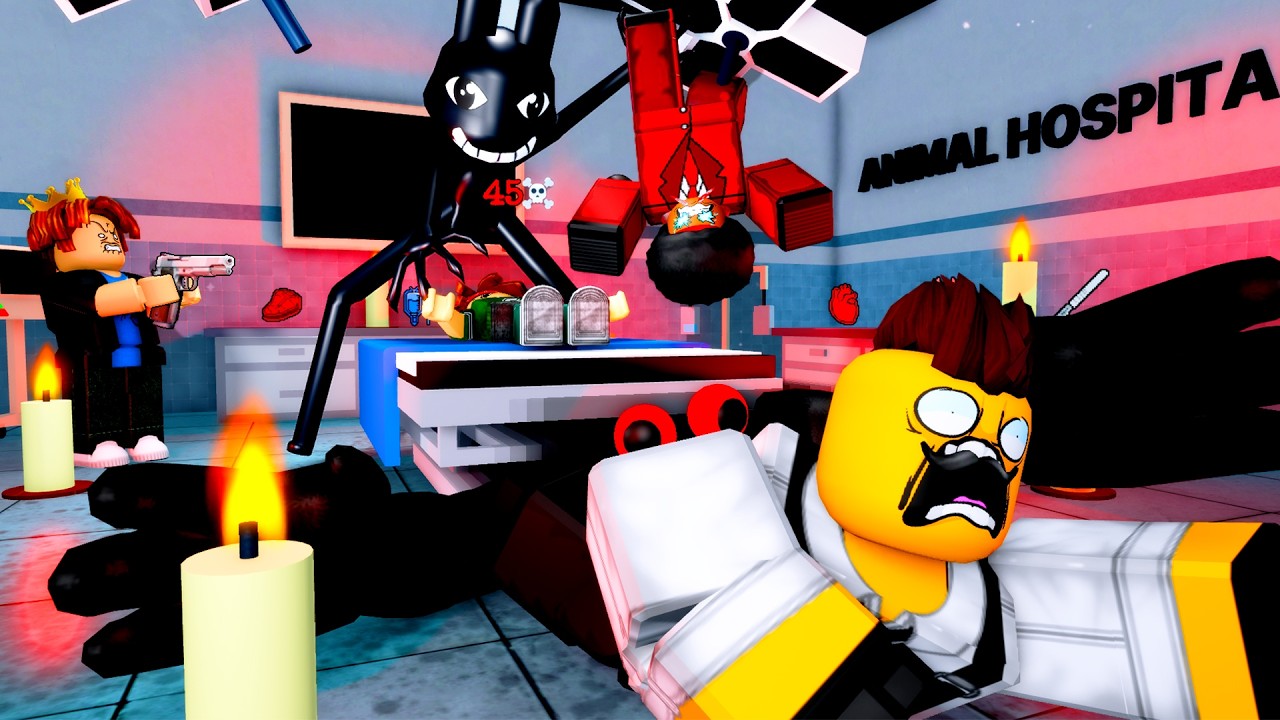 Roblox Animal Hospital Funny Moments Part 2🏥 (SECRET AGENT)