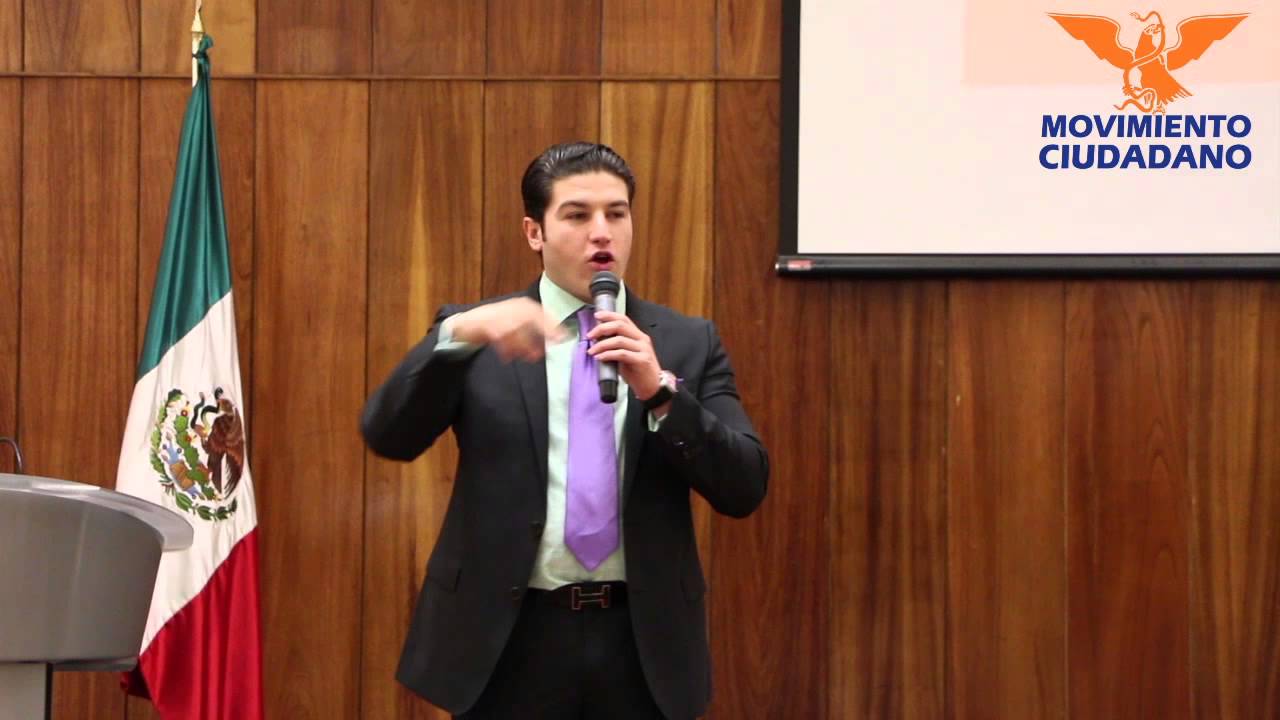 Diputado Samuel García, en conferencia con alumnos del ITESM