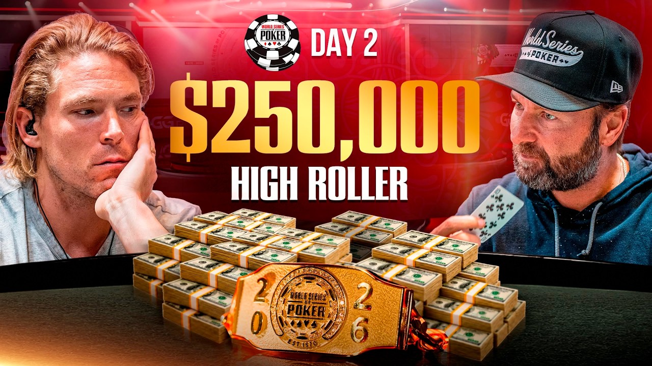 $250,000 NLH Super High Roller - Day 2 | World Series of Poker