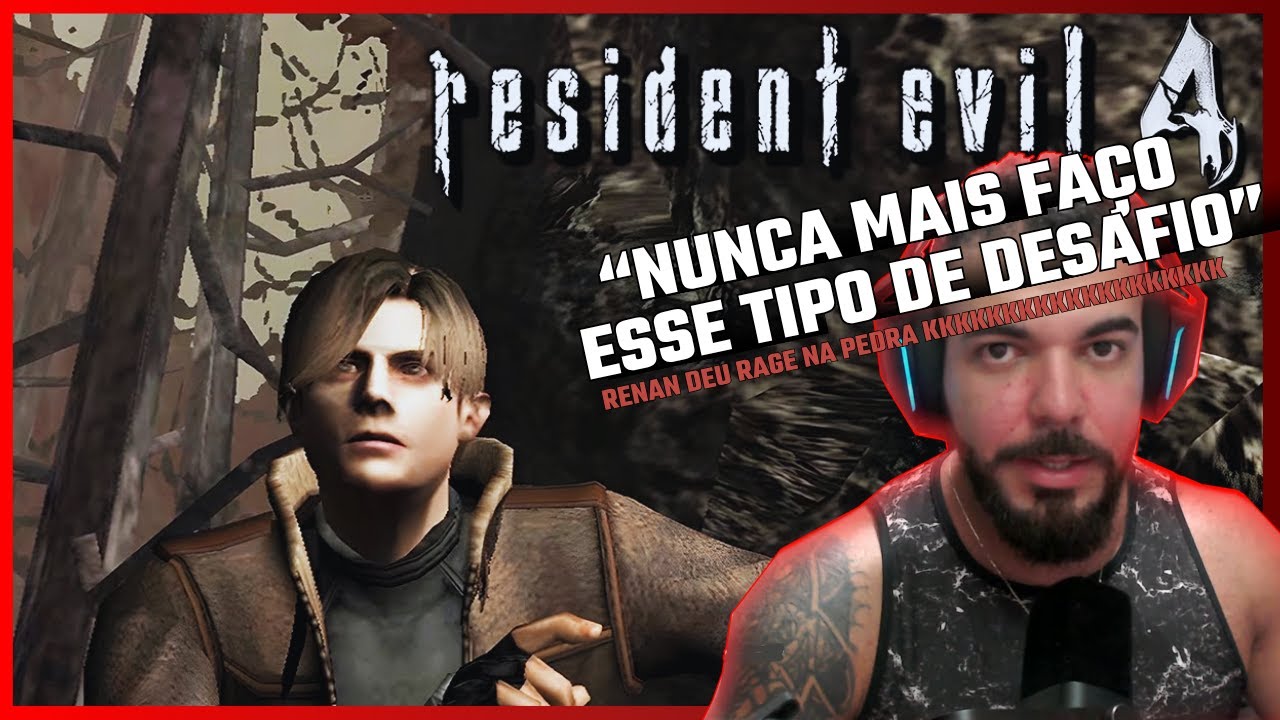 MELHORES MOMENTOS do RENAN no DESAFIO no RESIDENT EVIL 4