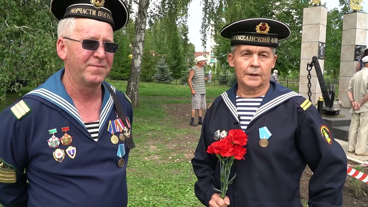 ОТКРЫТИЕ ПАМЯТНИКА ВЕТЕРАНАМ ВМФ