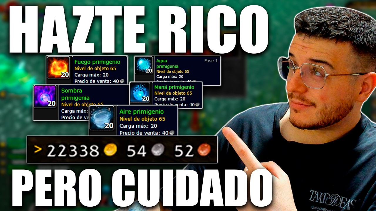 BOTS Y BANEOS EN EL FARMEO DE ORO M&Aacute;S FACIL PARA TODAS LAS CLASES EN TBC💥| MUCHAMIEL