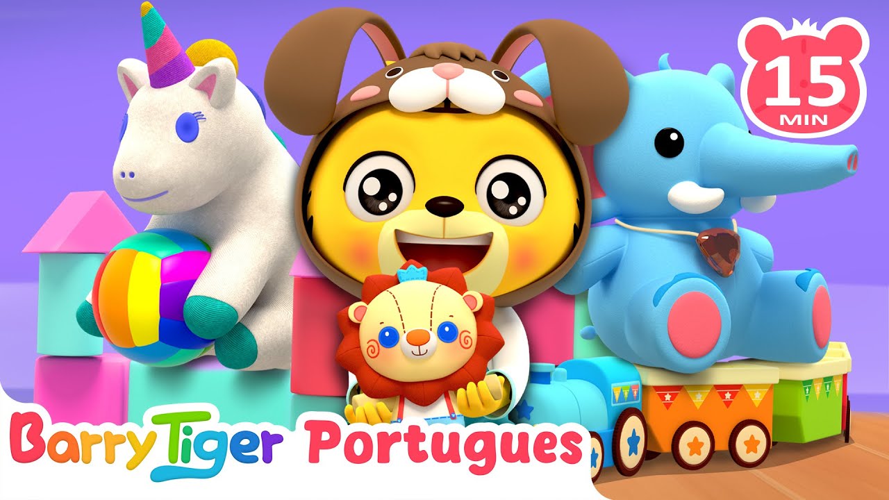 Brinquedos Divertidos 🧸 | Canções Infantis | BarryTiger em Português