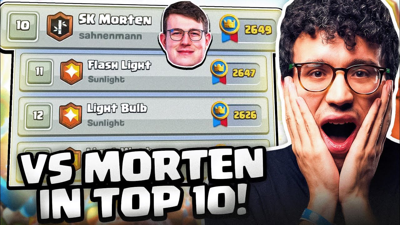 SFIDO MORTEN IN TOP 10 MONDIALE MEGADRAFT + CONSIGLI DA PRO PER LE SCELTE! - CLASH ROYALE ITA