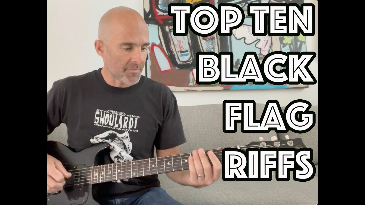 Десять лучших риффов Black Flag: урок игры на гитаре + руководство