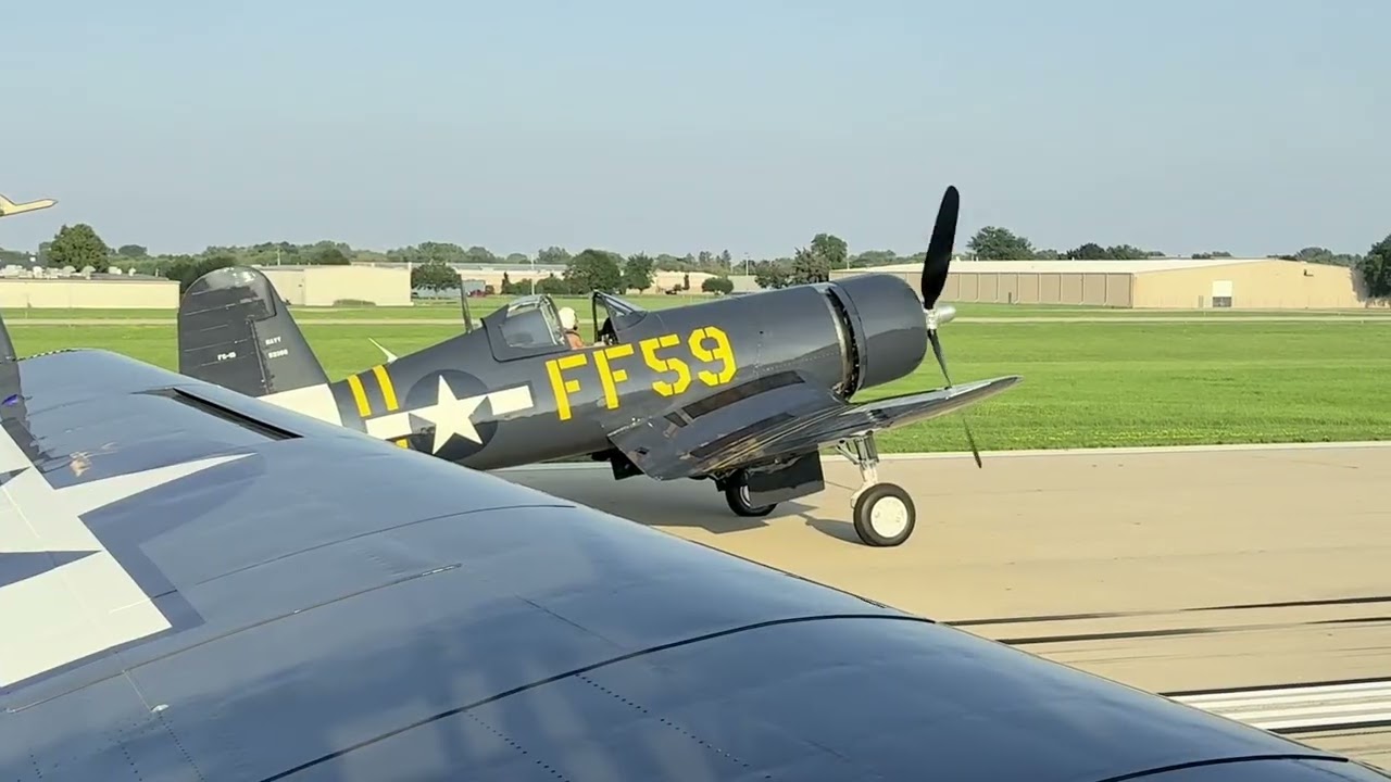 Cavanaugh Flight Museum's Corsair at Oshkosh 2025