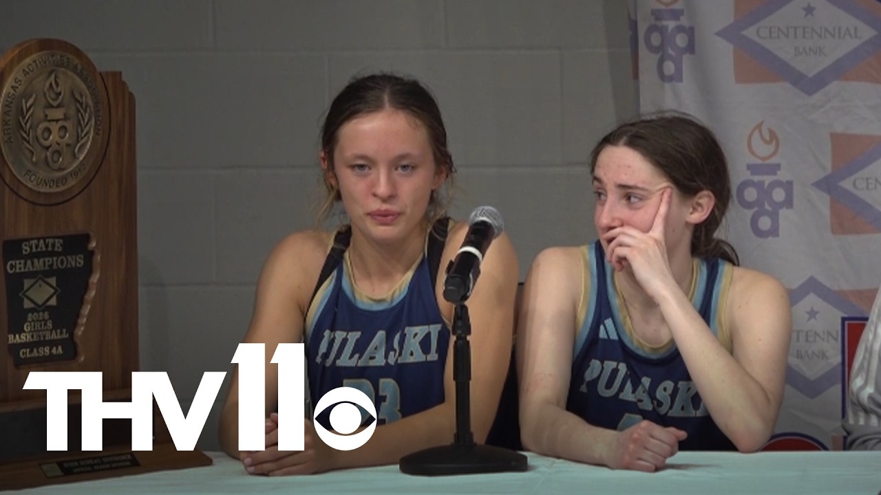 Pulaski Academy girls basketball team celebrates first state title