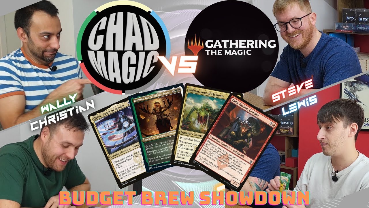 EDH BUDGET COMMANDER BATTLE WITH GATHERING THE MAGIC! JASMINE BOREAL v QUEZA v  ZADA v ANIMAR