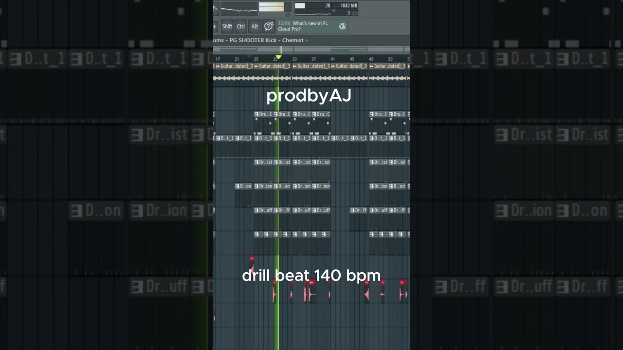 My first drill beat (140bpm). Comment how i should make it better 