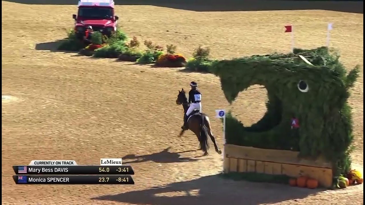 Leading CCI5*L XC Ride - Monica Spencer and Artist