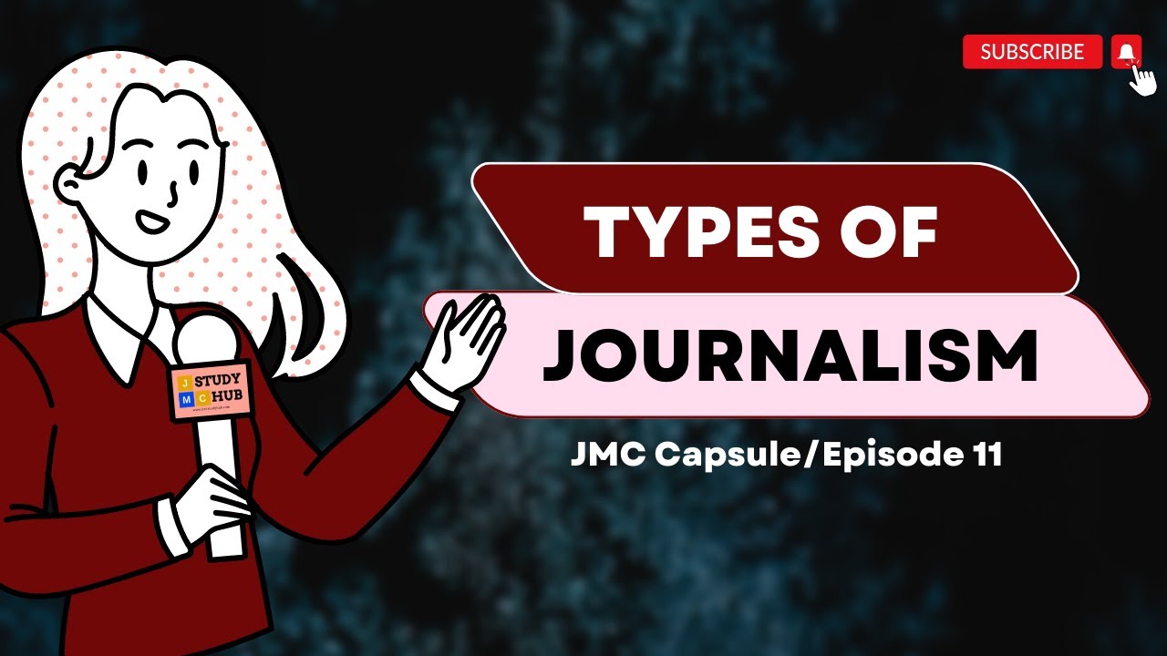 Types of Journalism | पत्रकारिता और पत्रकारिता के प्रकार | JMC Capsule | Episode 11