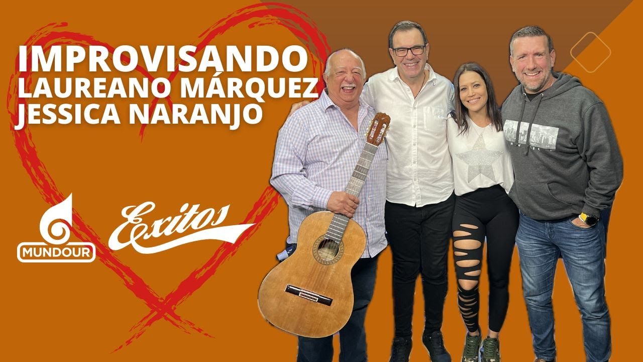 Román Lozinski en Improvisando de los enamorados con Laureano Márquez y su esposa Jessica Naranjo