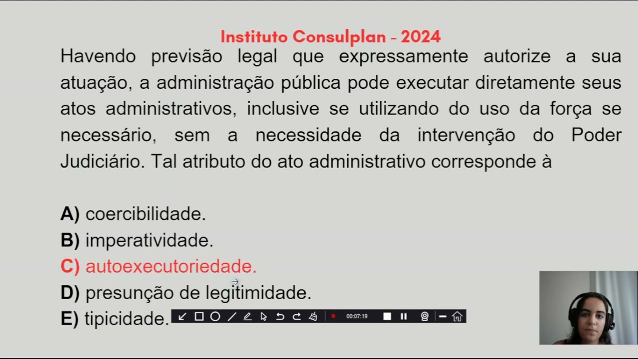 as MELHORES questões de DIREITO ADMINISTRATIVO