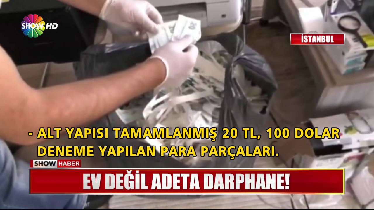 Ev değil adeta darphane!