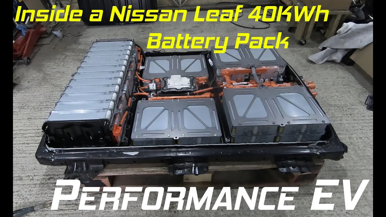 Building an Electric Car - EV Parts - Opening Up a Nissan Leaf 40kWh Battery Pack