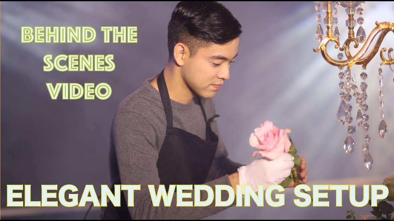 Behind The Scenes | Elegant Wedding Setup