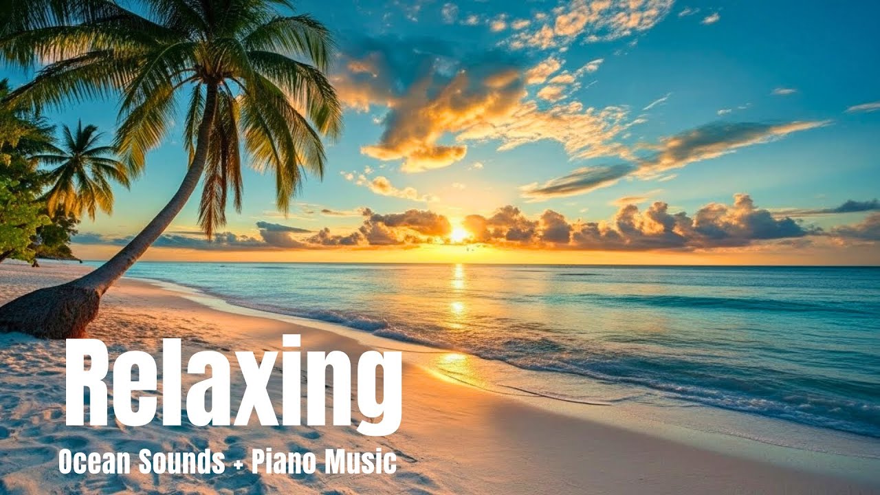 Relaxing Ocean Waves 🌊 Deep Sleep, Stress Relief & Peaceful Mind