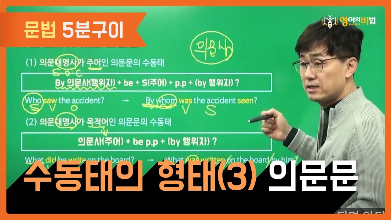 수동태의 형태(3) 의문문 (0393)