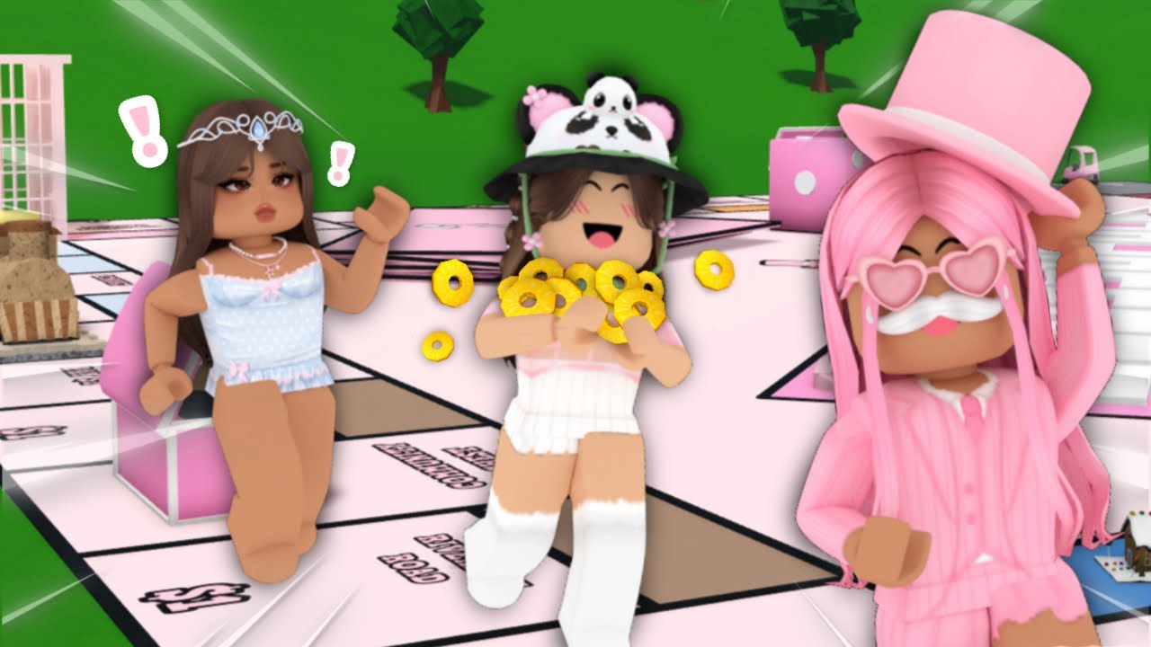 PLAYING GLOSSOPOLY VS YOUTUBERS!! (BLOXBURG BOARD GAME)