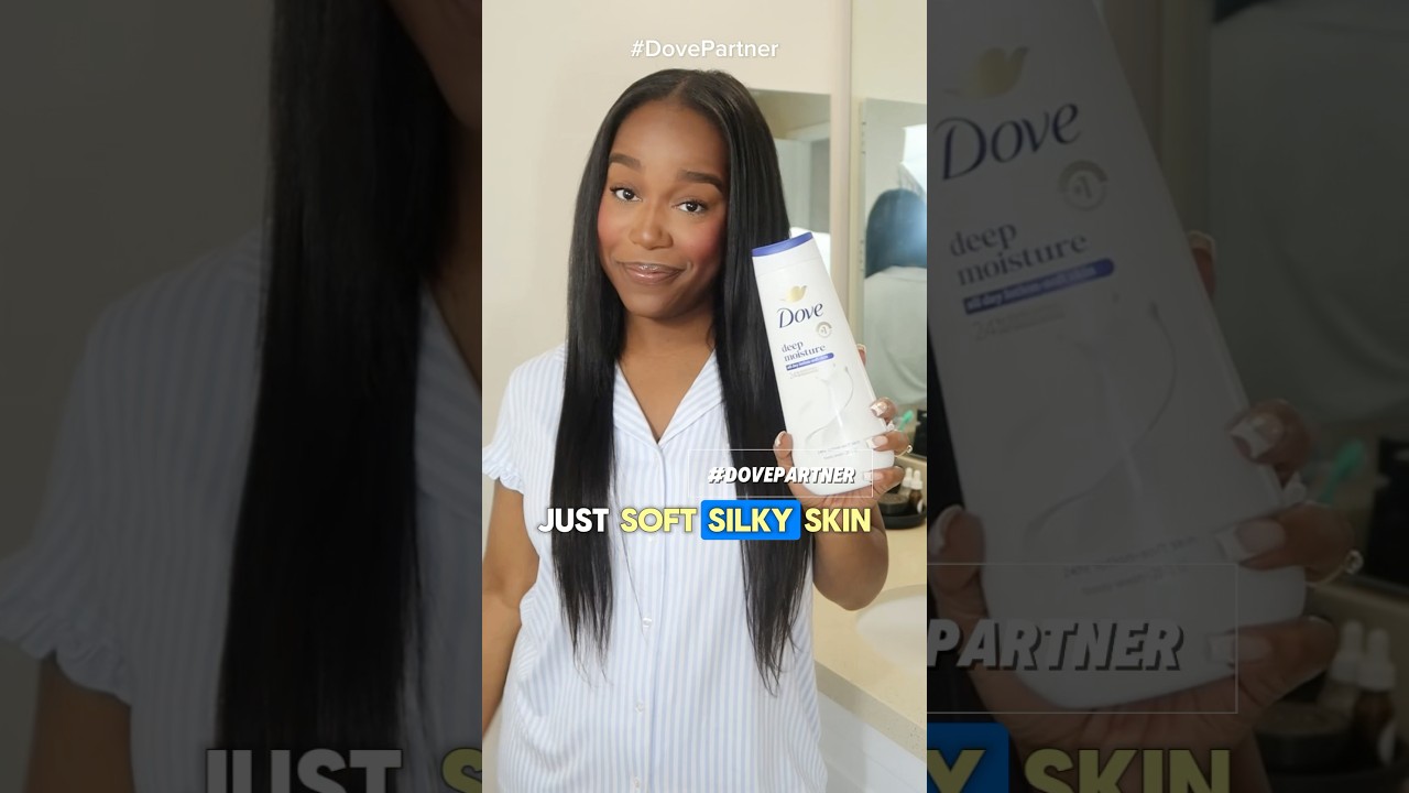 GIRL. This Dove Deep Moisture Body Wash?? Clock it! 🧖🏽&zwj;♀️ #dove