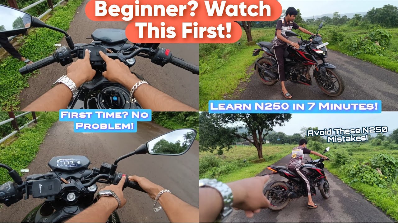 HOW TO RIDE PULSAR N250 | A TO Z TUTORIAL FOR BEGINNERS ❤️✅