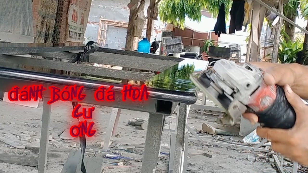 Đánh bóng đá hoa cương HD trung vlog