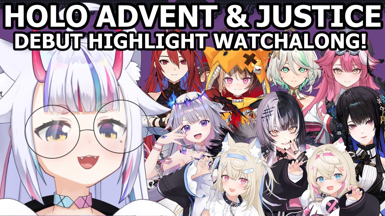 【ZATSU/雑談】HoloAdvent + Justice Debut Highlight React【Shiroroll】
