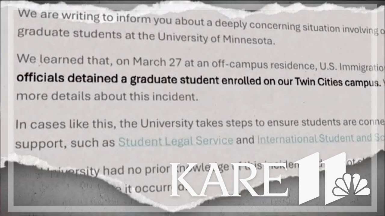 UMN student detained by ICE