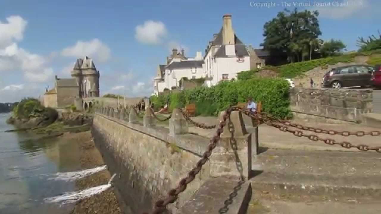 St Servan Harbour and Castle in Brittany France 1