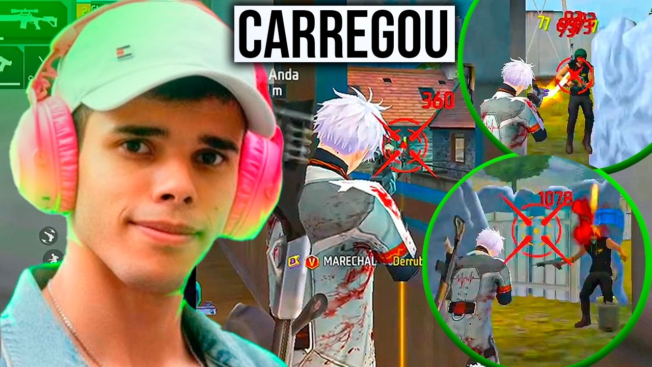 MARECHAL CARREGOU OS ALEATÓRIO! E DEU BOOYAH - FREE FIRE