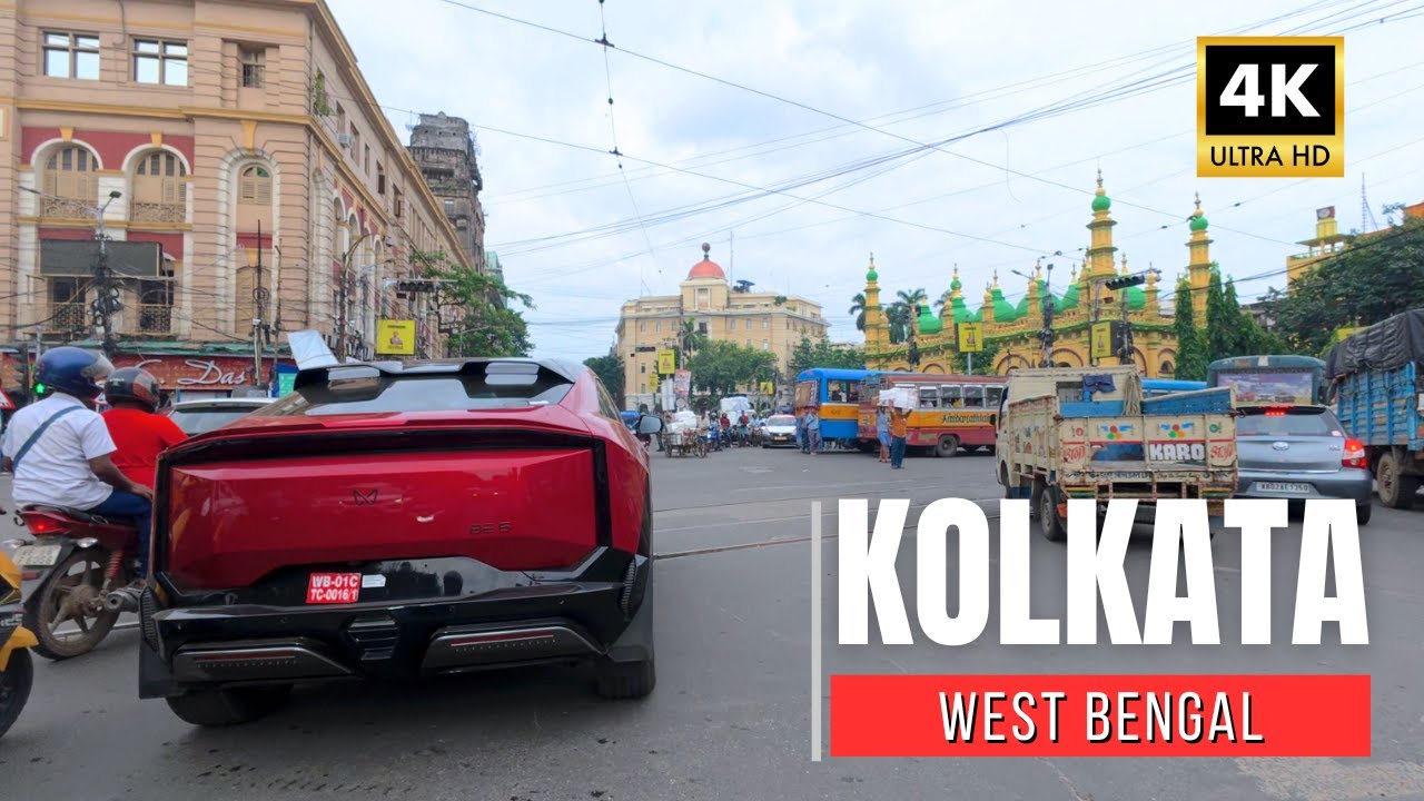 【India Drive 4K】Kolkata New Market to Baranagar｜2025